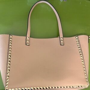 Studded Pink Tote Bag